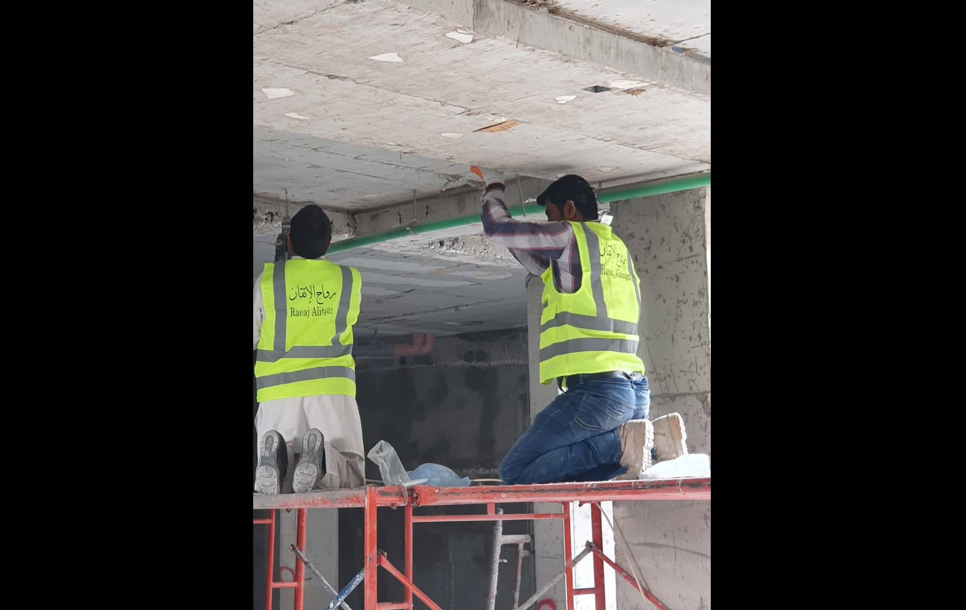 أعمال تشطيب لفيلا سكنية خاصة بحي الملذ، الرياض. مؤسسة رواج الإتقان للمقاولات في المملكة العربية السعودية